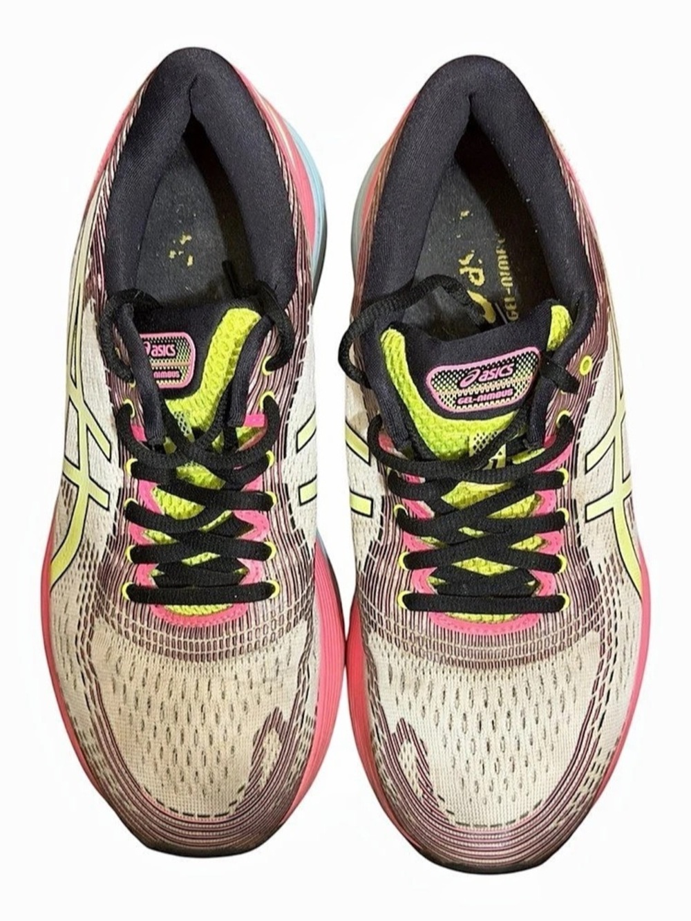ASICS GEL-Nimbus 23 Athletic Shoes Pink & White